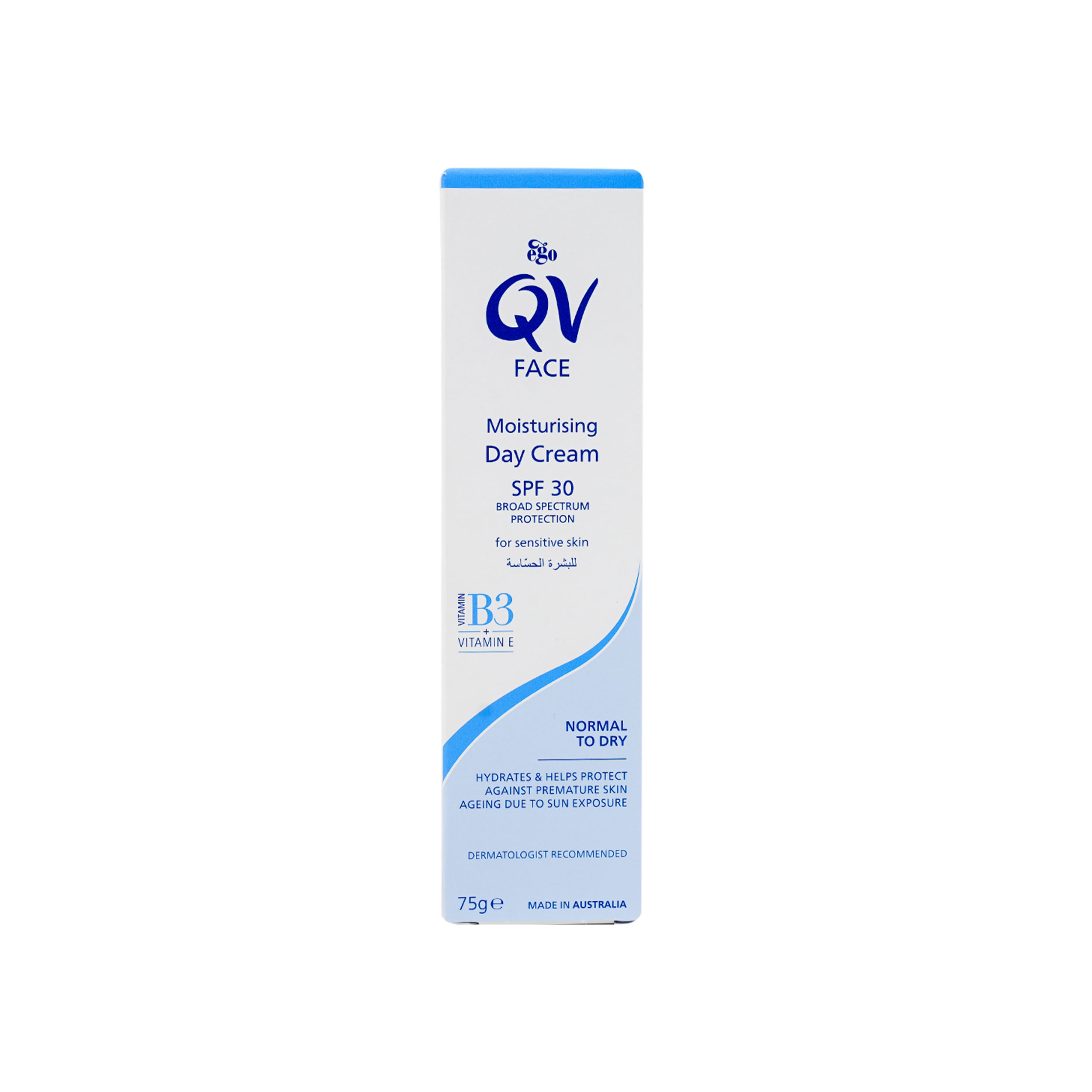 Qv Face Moisturizing Day Cream Spf30 75G - Normal To Dry