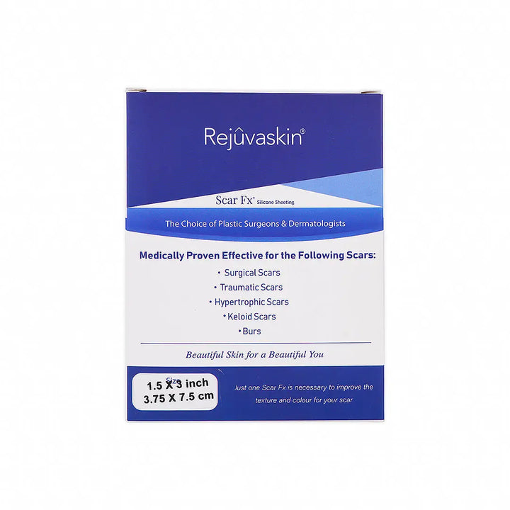 53837-Scar Fx (Rejuvaskin) Silicone Sheeting 1.5 X 3 Inch