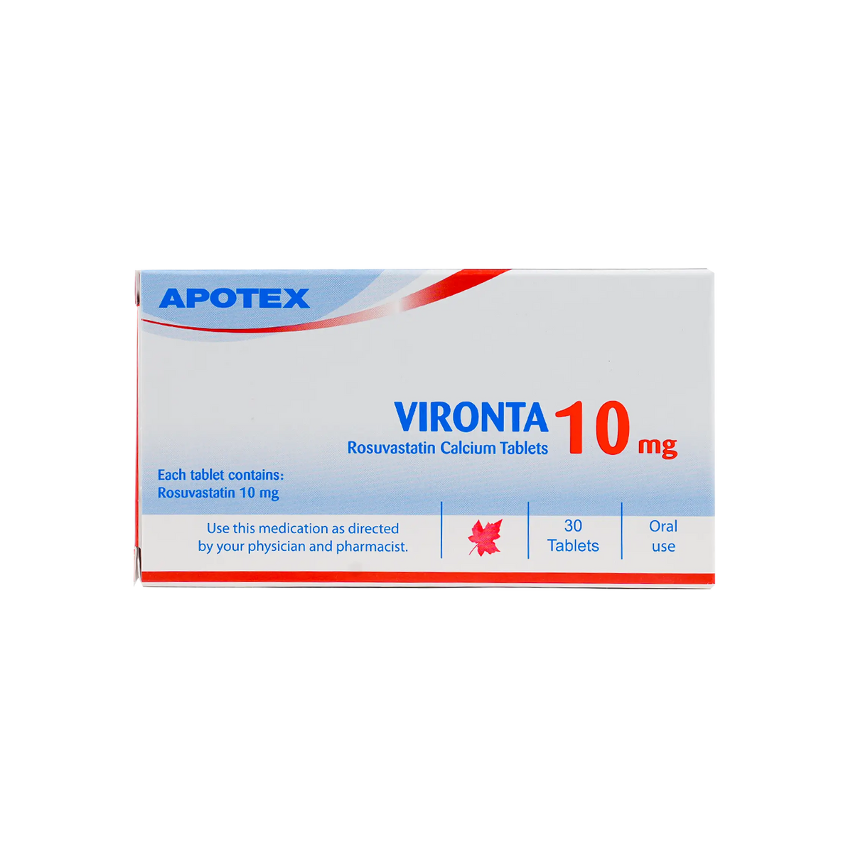 53839-Vironta Rosuvastatin Calcium 10mg 30 Tablets