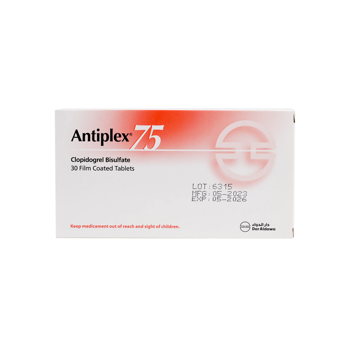 53840-Antiplex 75mg 30 Tablets
