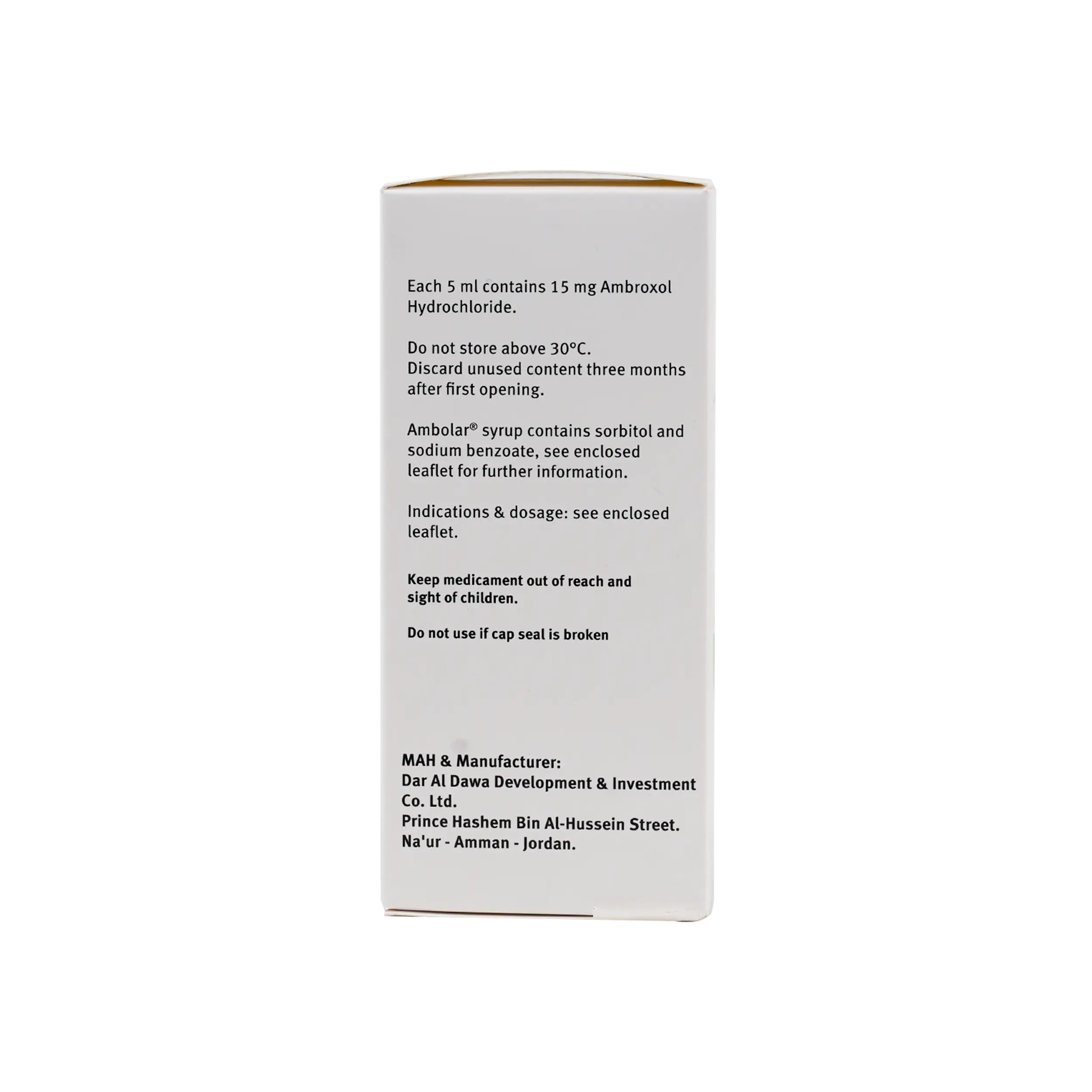 Ambolar 15mg/5ml 100ml-Cherry & Strawberry