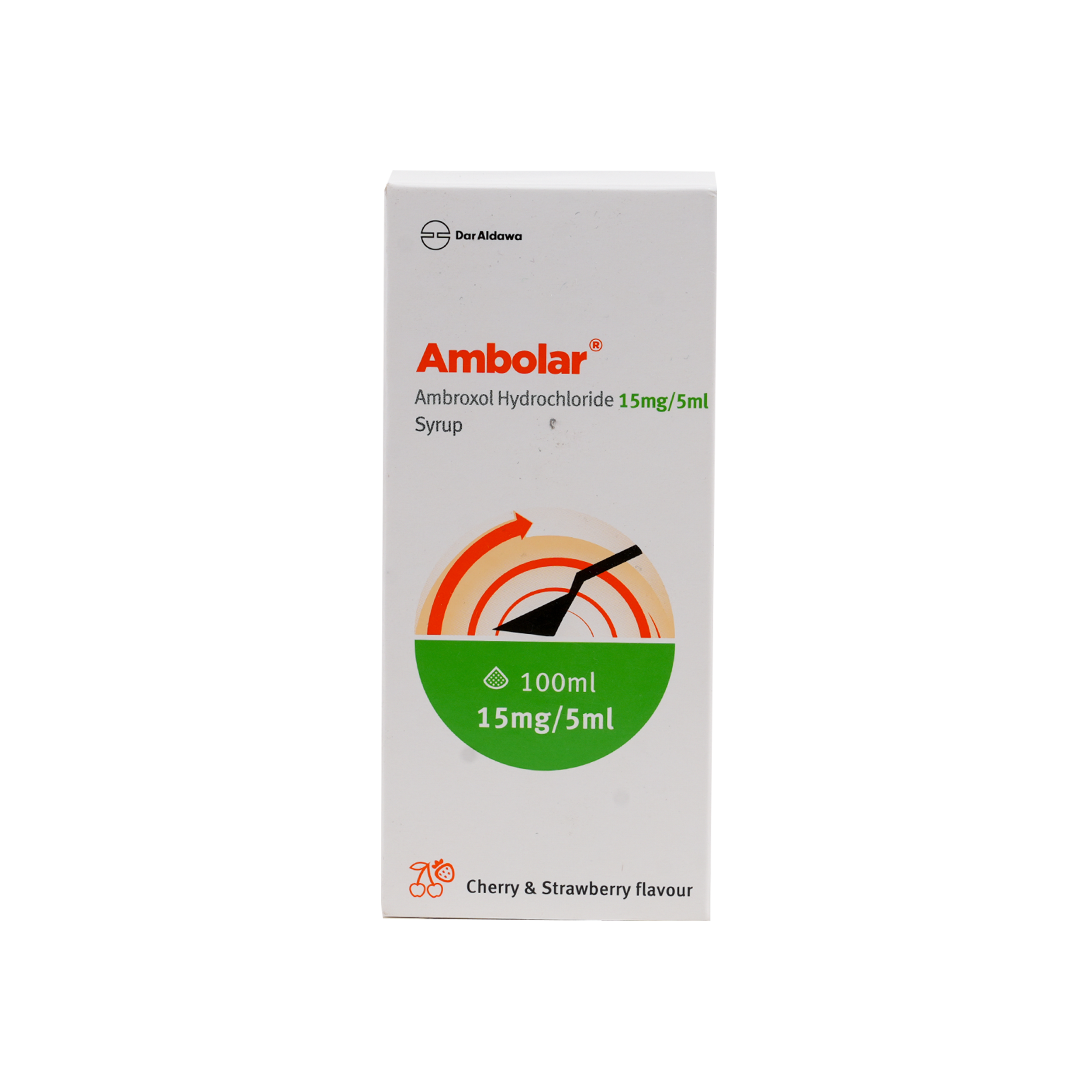 Ambolar 15mg/5ml 100ml-Cherry & Strawberry