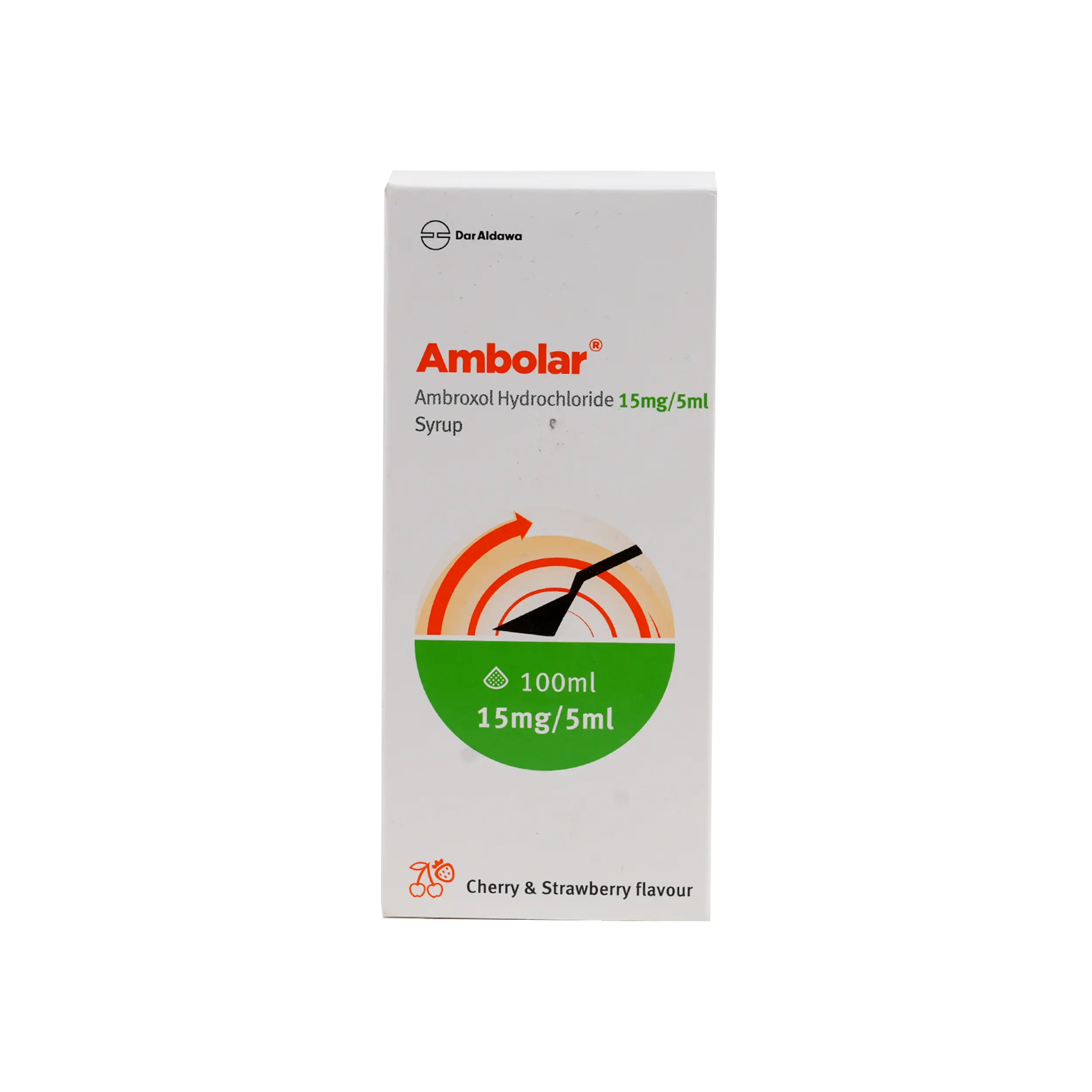 Ambolar 15mg/5ml 100ml-Cherry & Strawberry