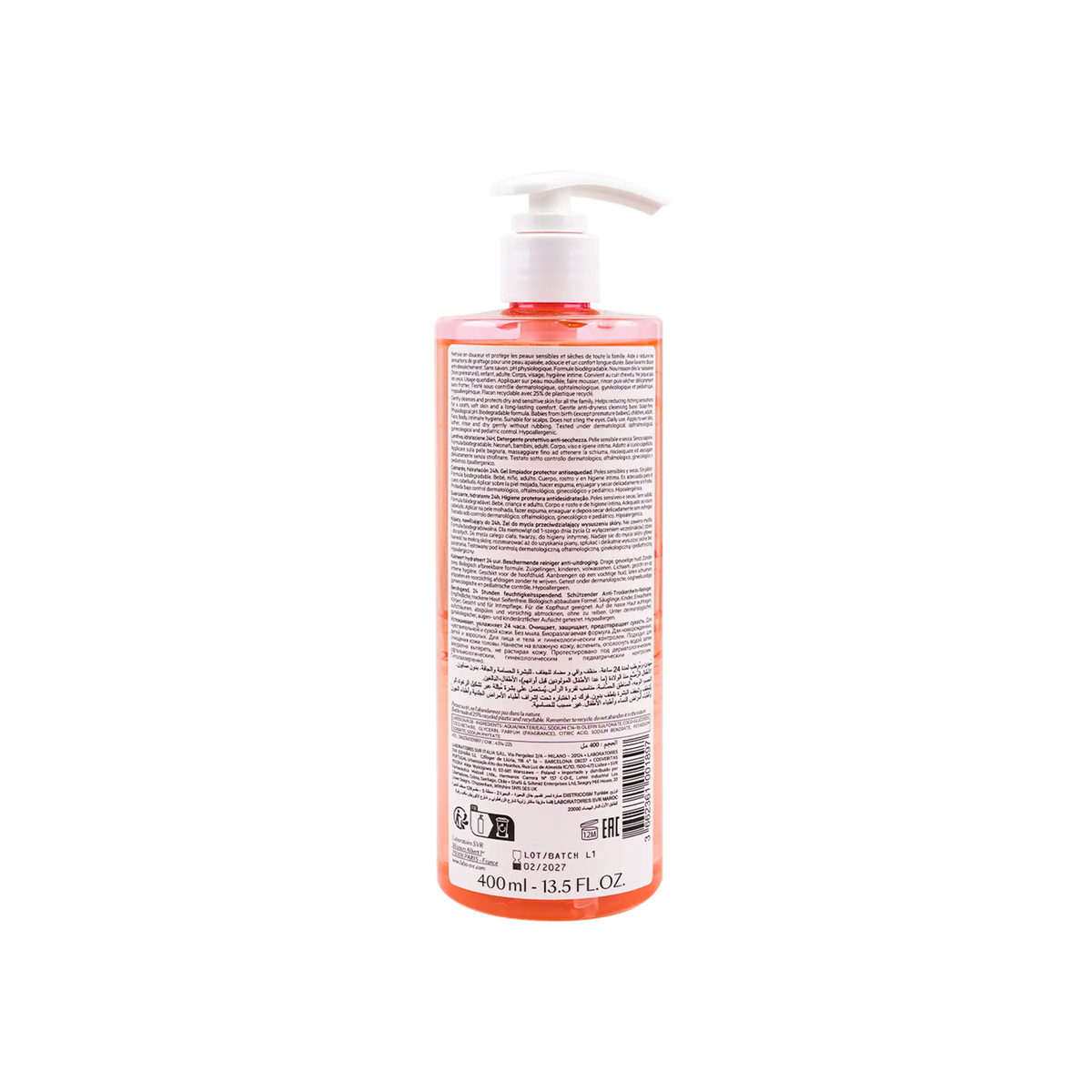 53846-SVR Topialyse Gel Lavant 400ml +1