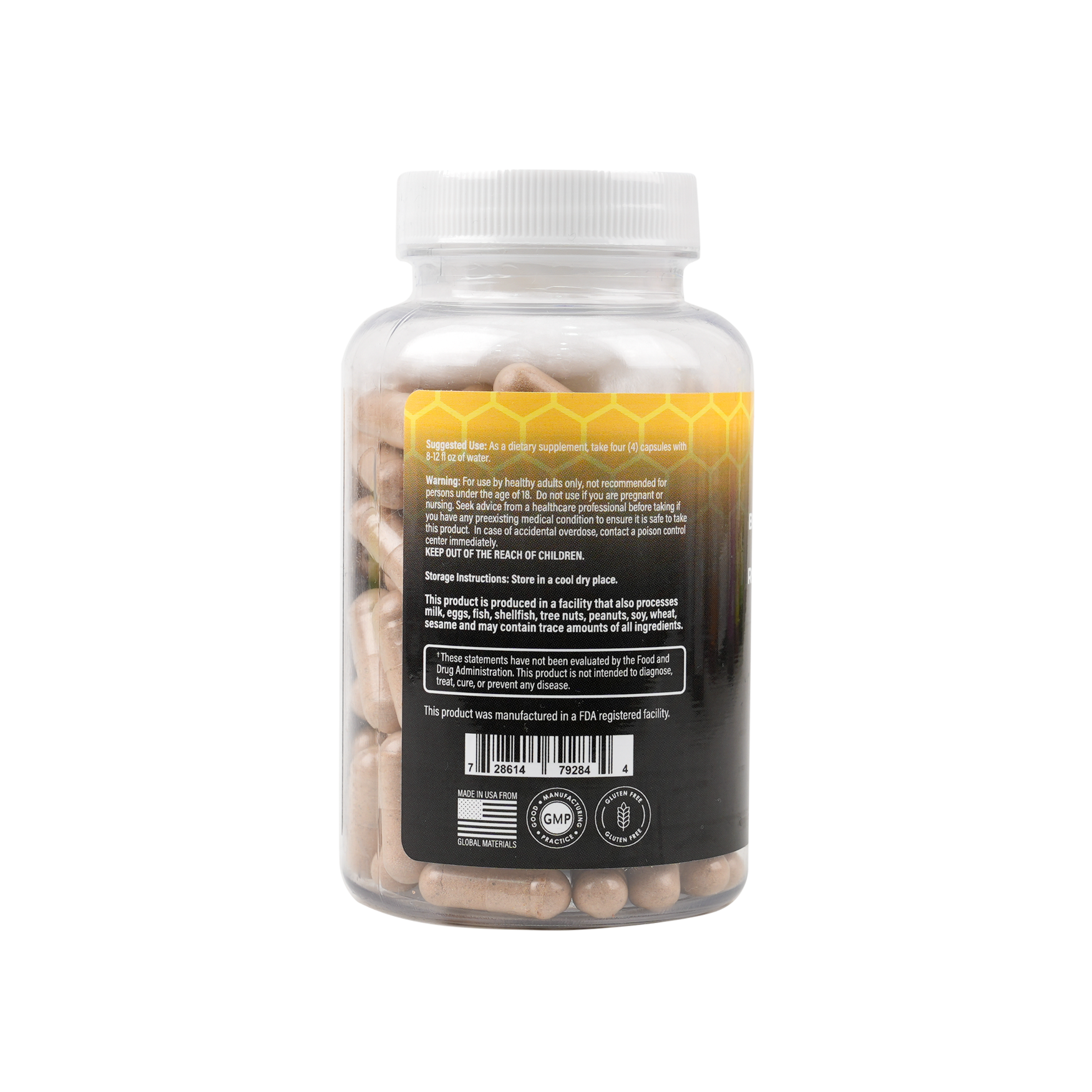 Yerba Bee Pollen Propolis & Royal Jelly Complex 120 Capsules