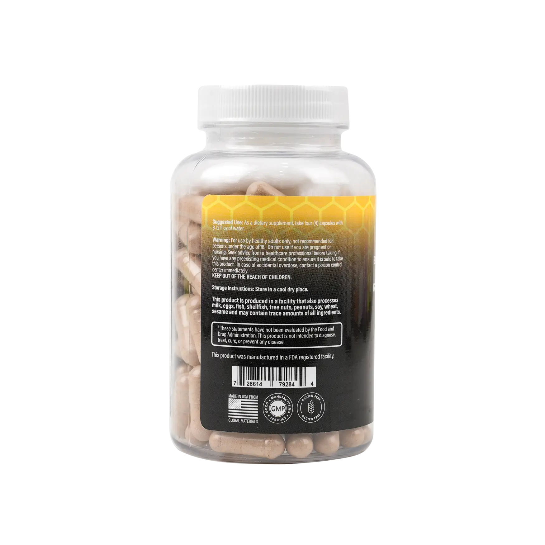 Yerba Bee Pollen Propolis & Royal Jelly Complex 120 Capsules