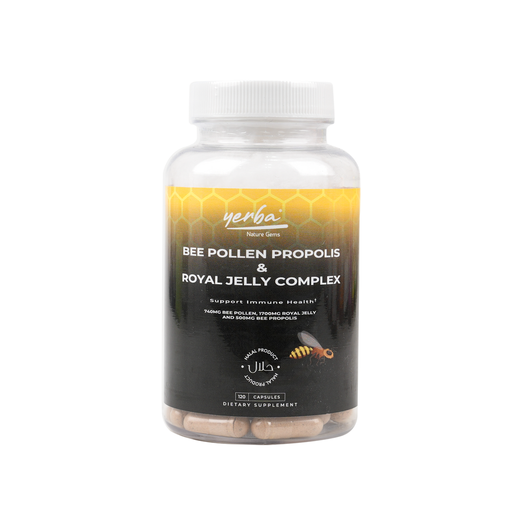 Yerba Bee Pollen Propolis & Royal Jelly Complex 120 Capsules