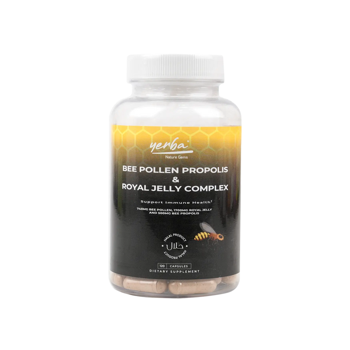 53856-Yerba Bee Pollen Propolis &amp; Royal Jelly Complex 120 Capsules