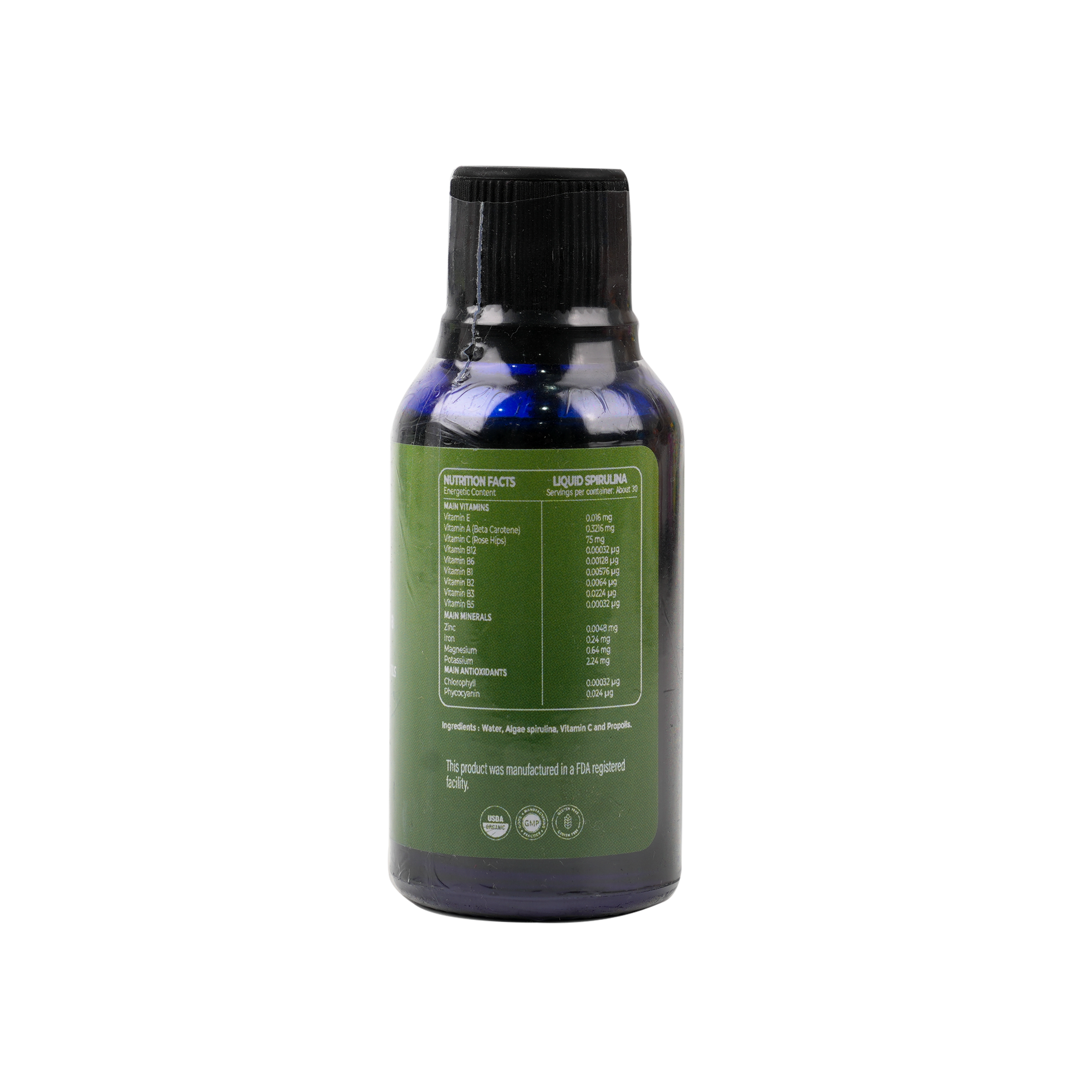 Yerba Immune Blue Liquid Spirulina 30ml