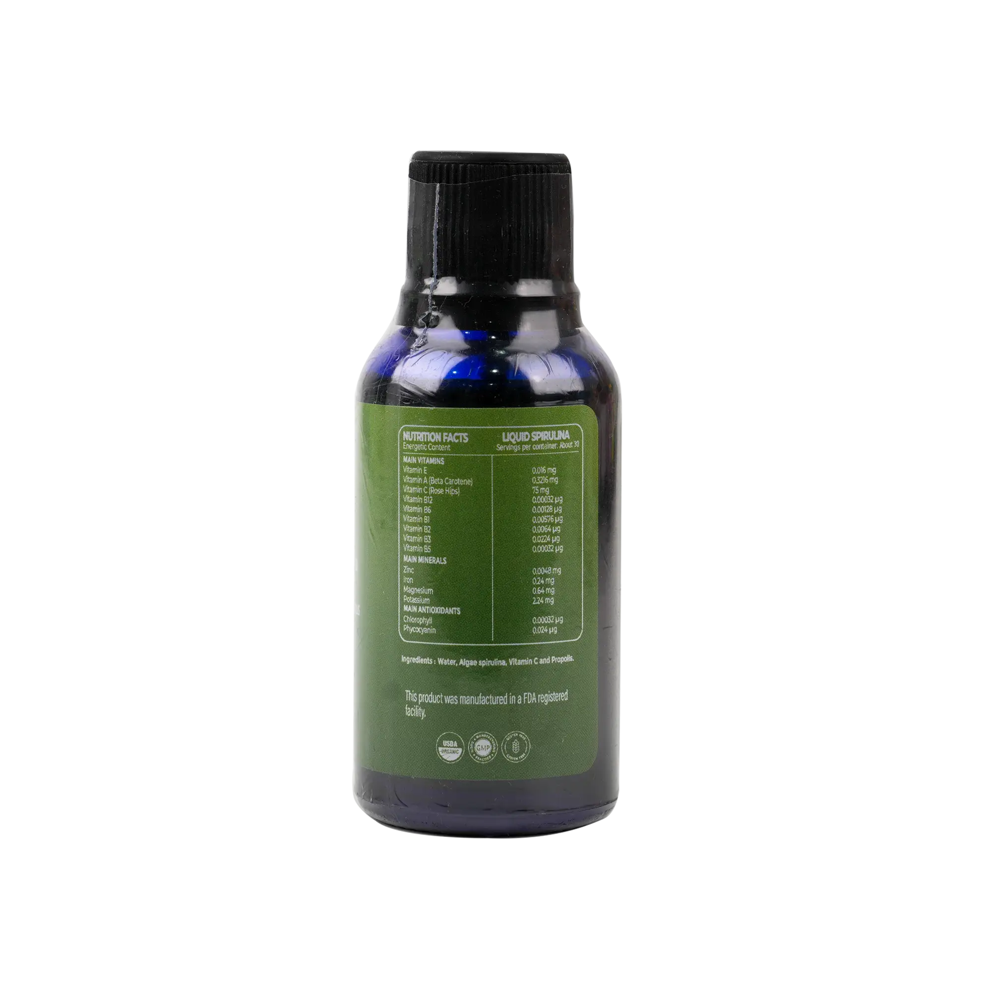 Yerba Immune Blue Liquid Spirulina 30ml