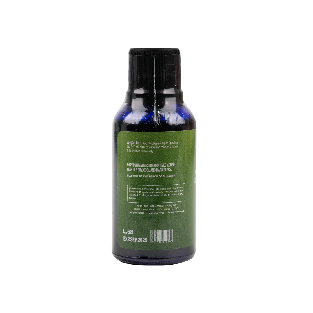 53857-Yerba Immune Blue Liquid Spirulina 30ml +2
