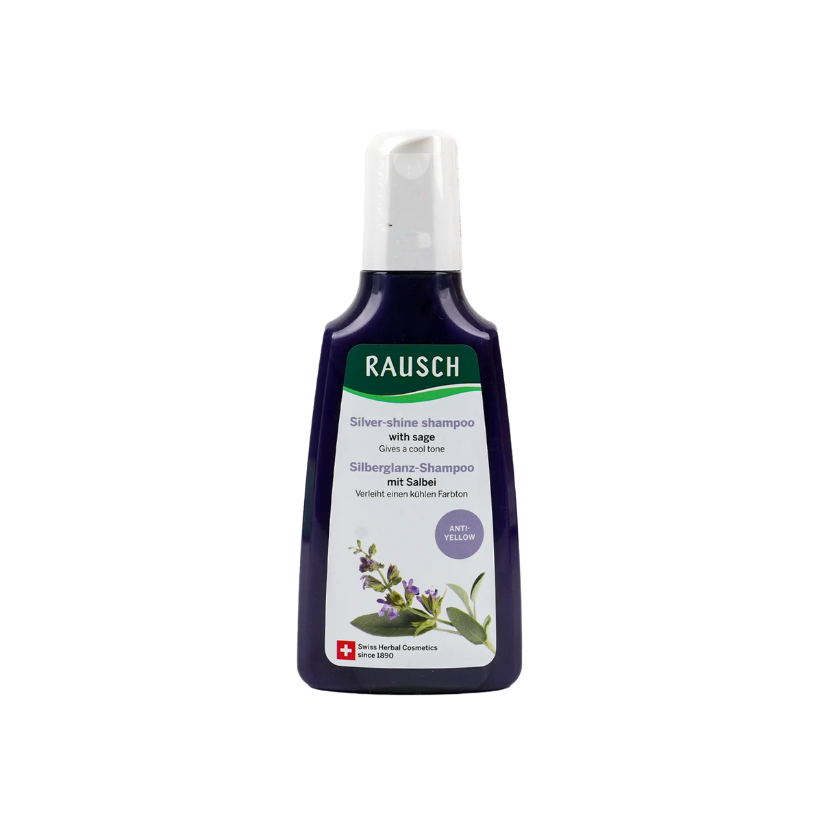 53864-Rausch Silver-Shine Shampoo 200ml - Sage