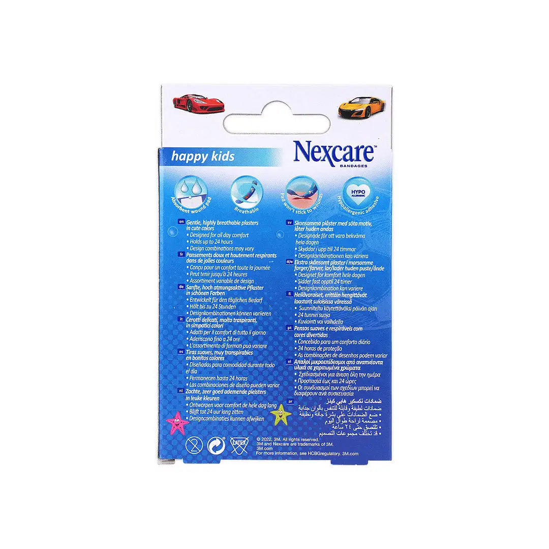 Nexcare Bandages Happy Kids Assorted 20Pcs - 9188