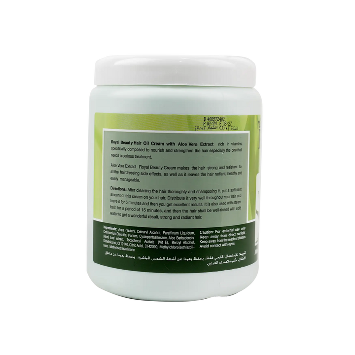 53876-Royal Beauty Hot Oil Hair Cream 1000ml – Aloe Vera Extract +1
