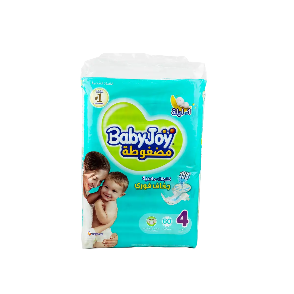 Baby Joy Baby Diapers No.4 (10-18kg) 60pcs