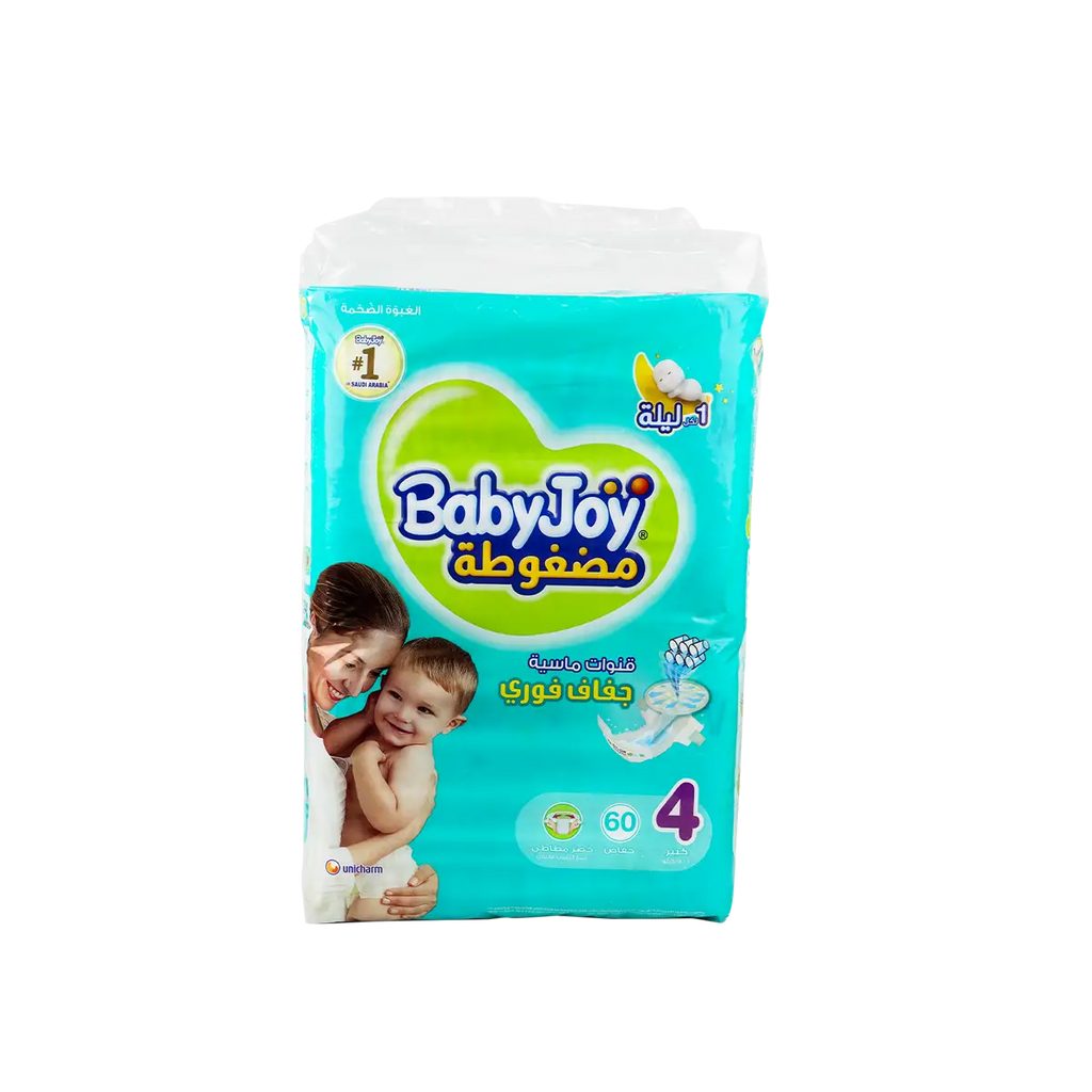 Baby Joy Baby Diapers No.4 (10-18kg) 60pcs