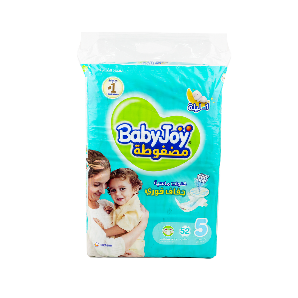 Baby Joy Baby Diapers No.5 (14-23kg) 52pcs