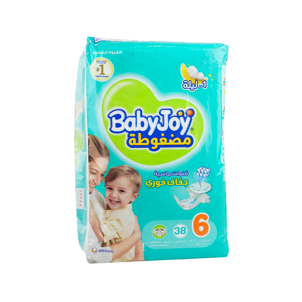 Baby Joy Baby Diapers No.6 (16-25kg) 38pcs