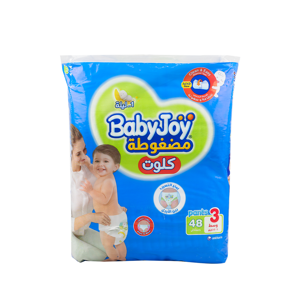 Baby Joy compressed pants No.3 (6-12kg) 48pcs