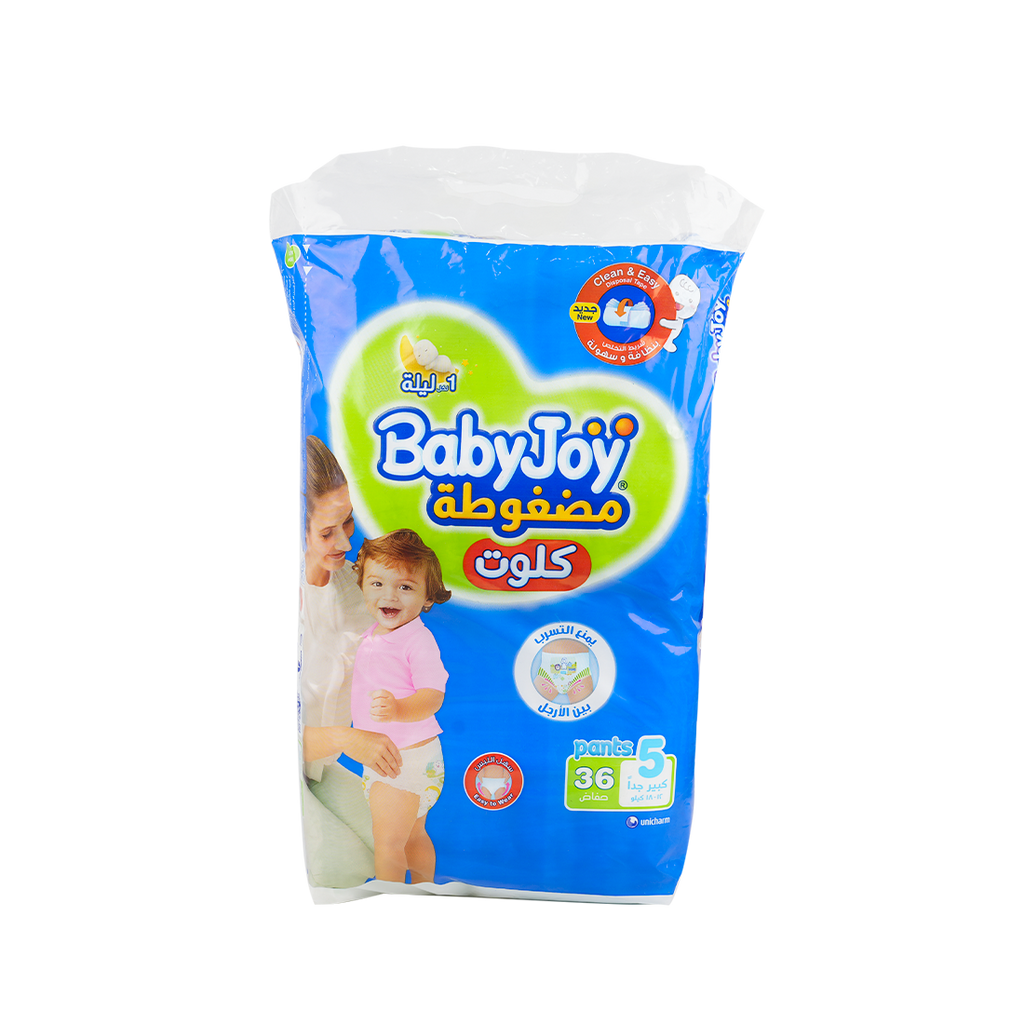 Baby Joy compressed pants No.5 (12-18kg) 36pcs