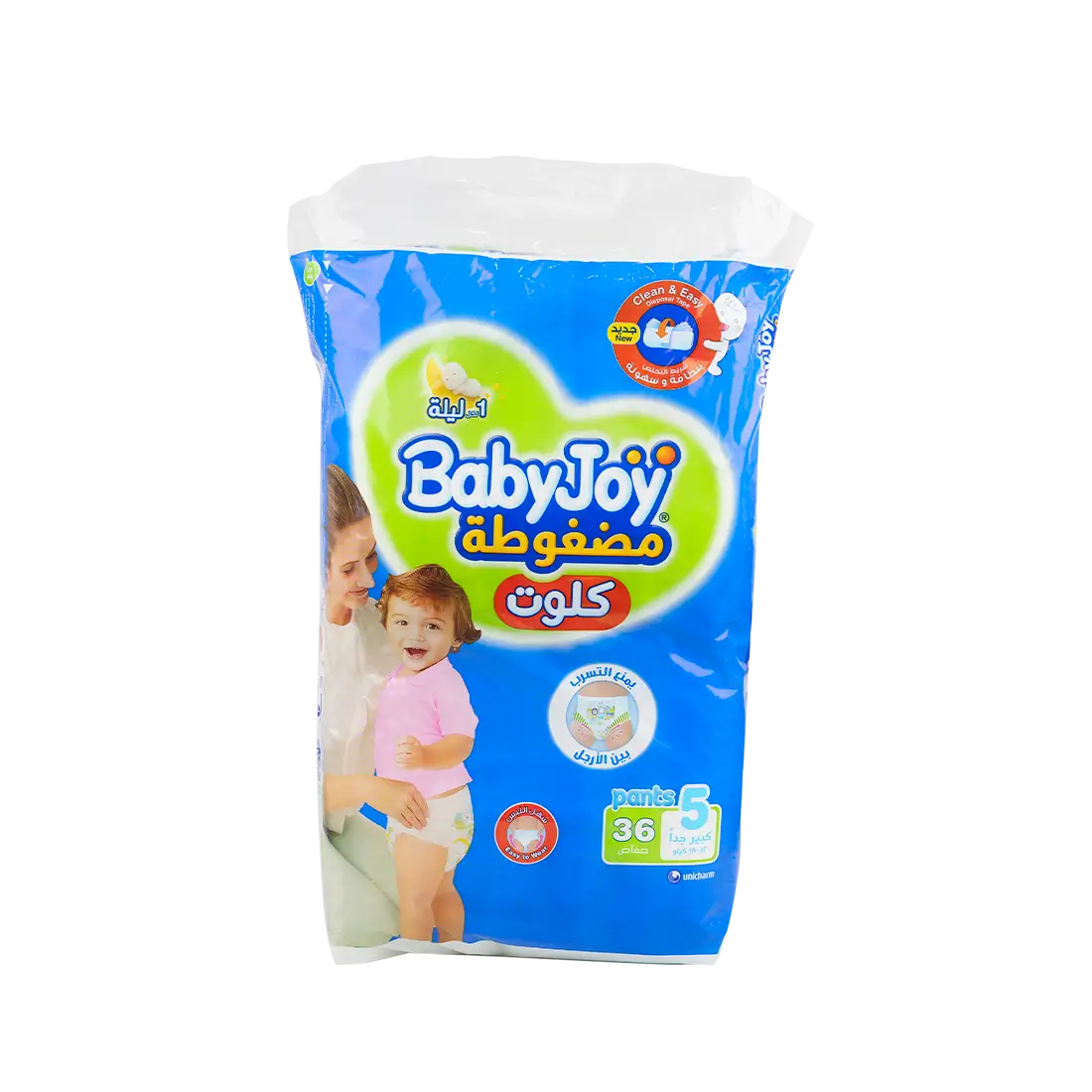 Baby Joy compressed pants No.5 (12-18kg) 36pcs