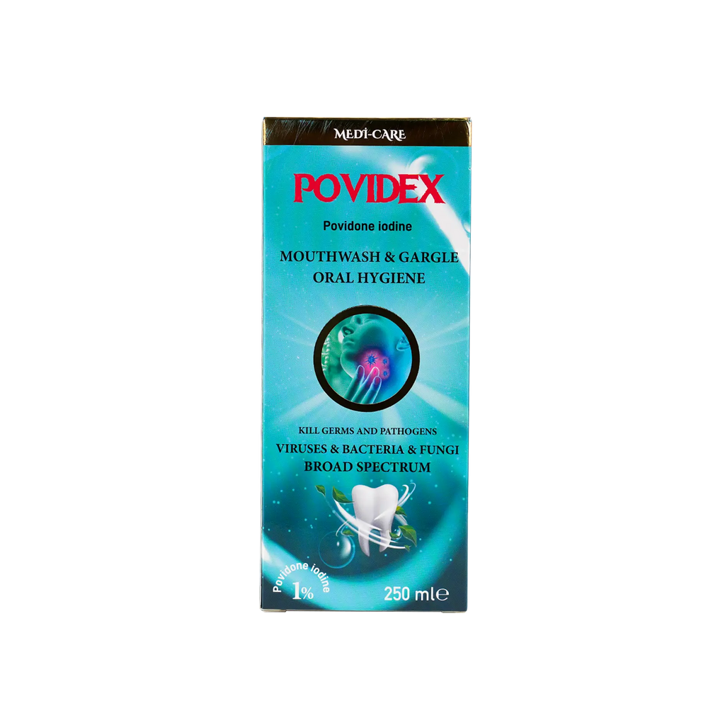 Medi-Care Povidex Mouthwash & Gargle Oral Hygiene 250ml