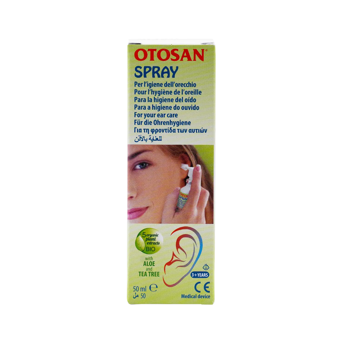 53898-Otosan Ear Spray (3+)Years 50ml – Aloe & Tea Tree
