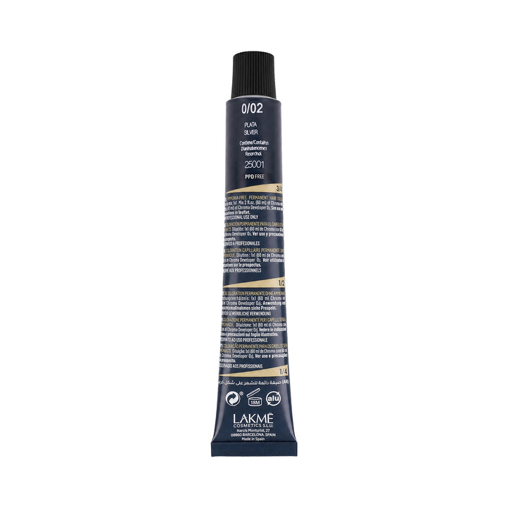 53933-Lakme Chroma 0/02 Blue Silver 60ml +1