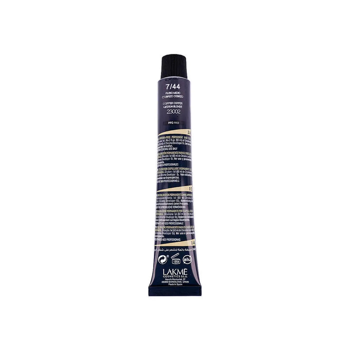 53934-Lakme Chroma 7/44 Copper Medium Blonde 60ml +3