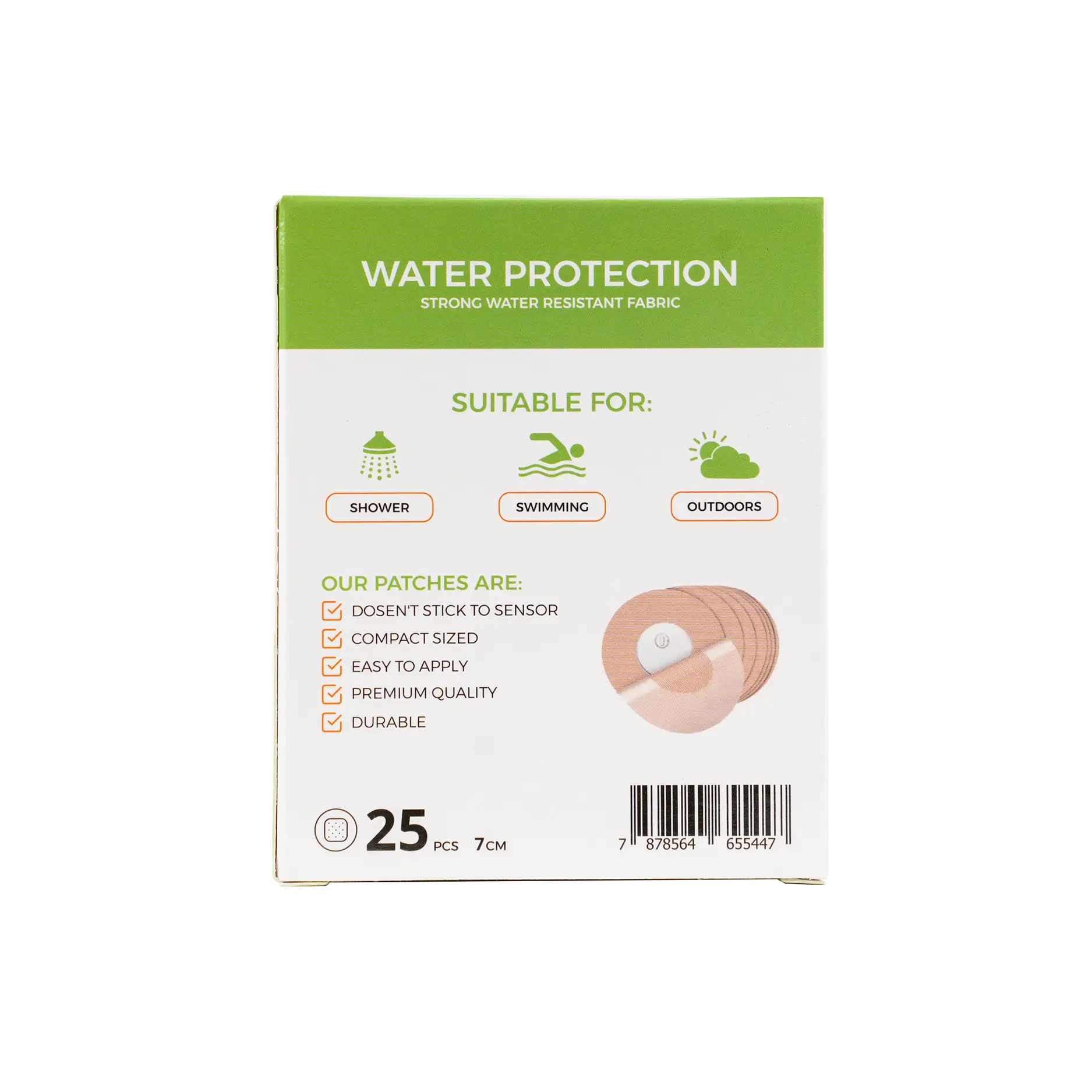 Exactive Libre Sensor 2 waterproof Patches 7cm 25pcs
