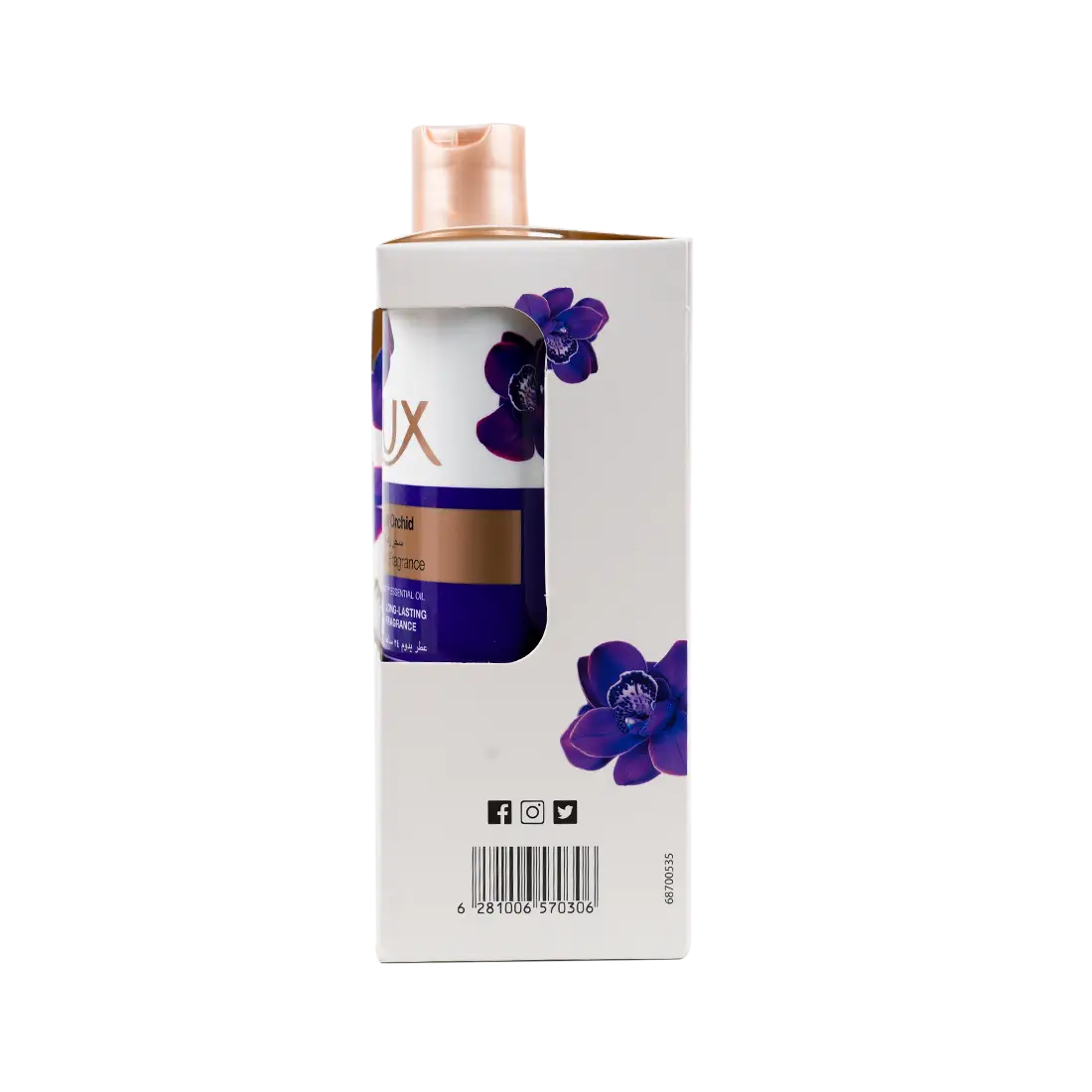 54012-Lux Magical Orchid Opulent Fragrance Body Wash+Loofa 250ml +1