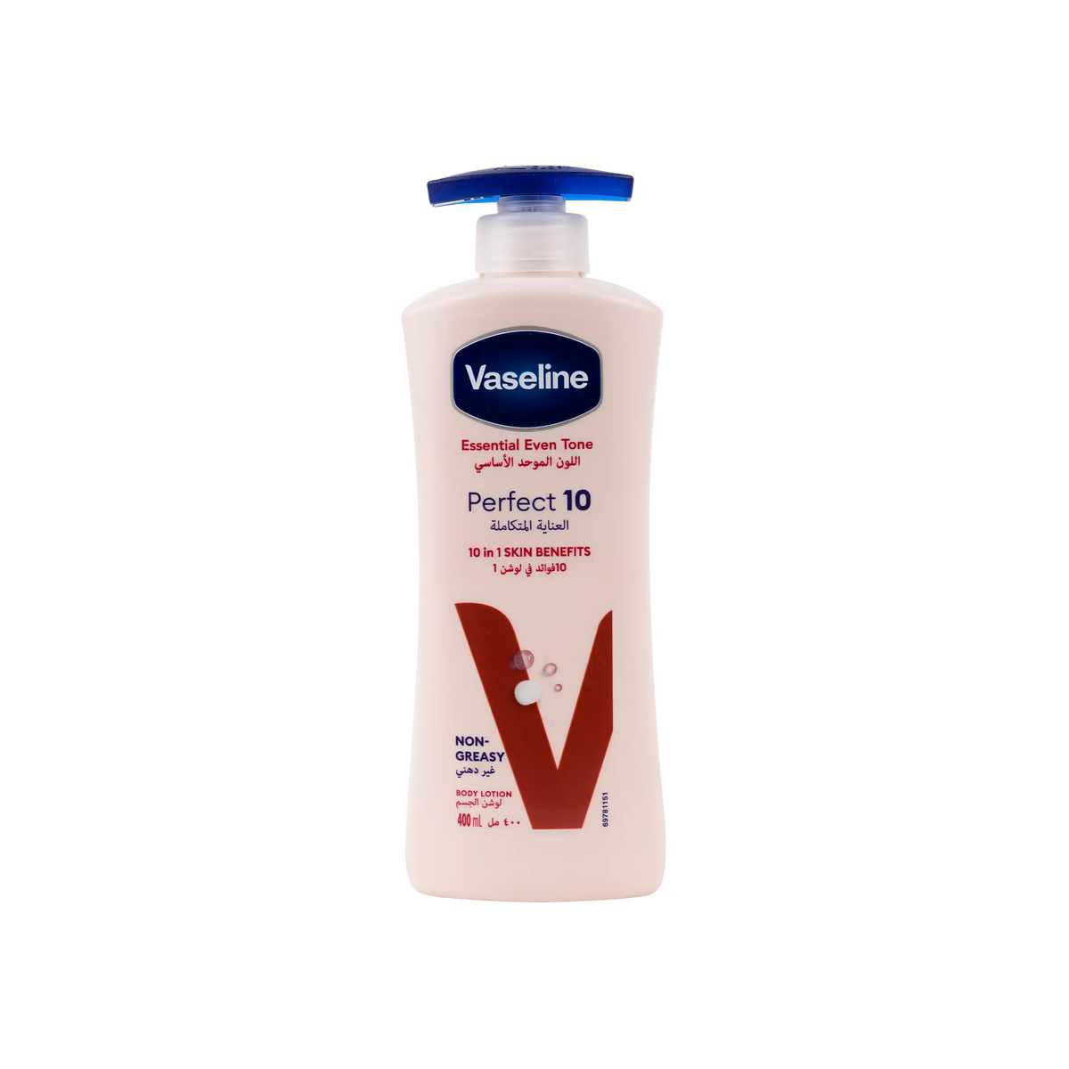 54013-Vaseline Essential Even Tone Perfect 10 Body Lotion 400ml