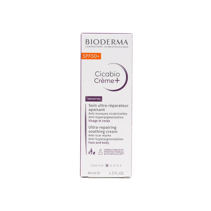 54016-Bioderma Cicabio Creme+ SPF50+ Ultra-Repairing Cream 40ml