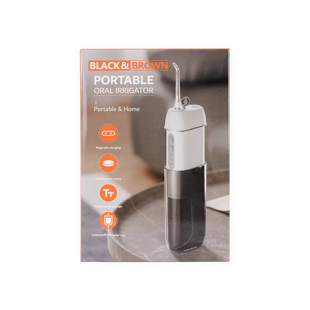 54034-Black &amp; Brown Portable Oral Irrigator – Wp-J21-08 +1