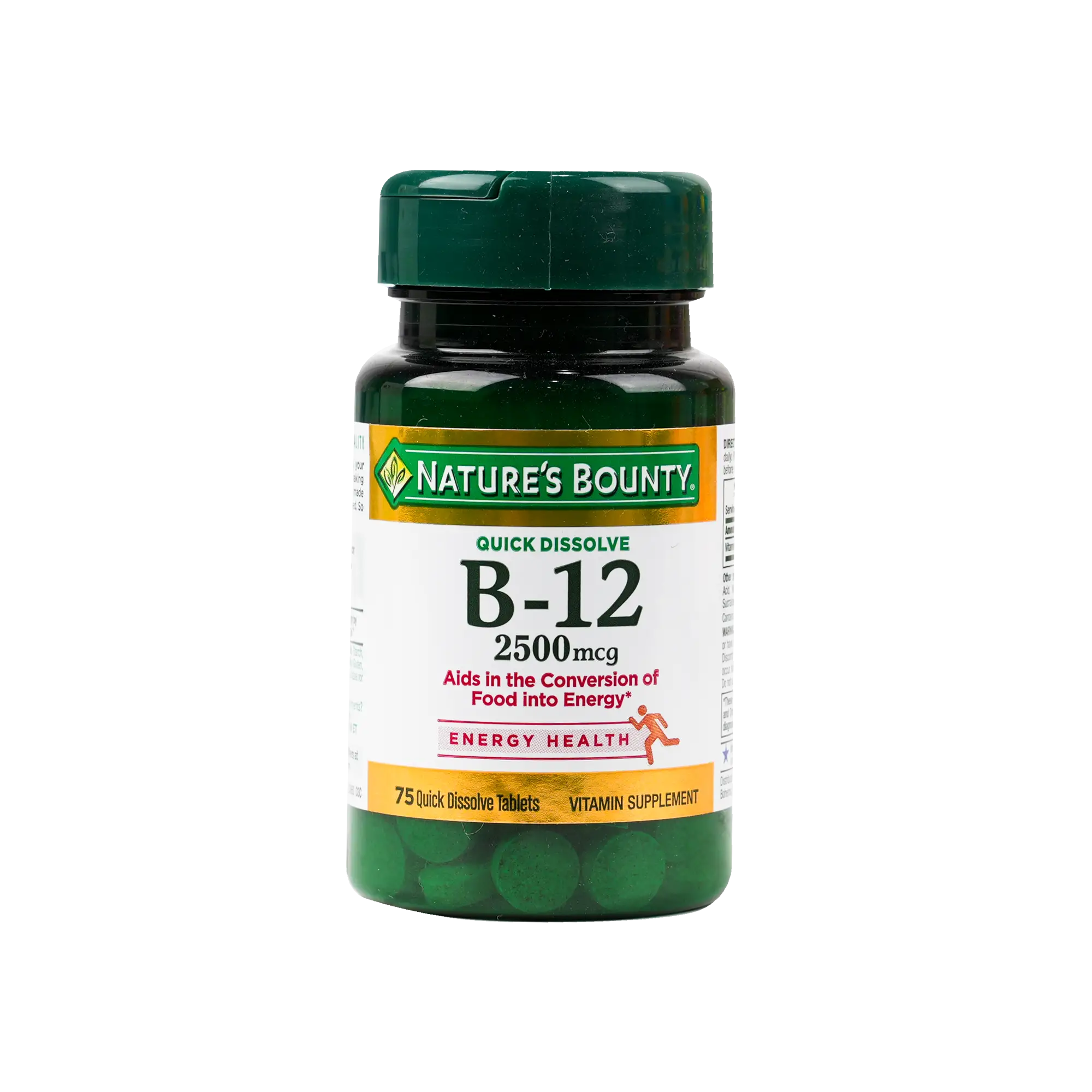 Natures Bounty B-12 2500mcg 75tabs