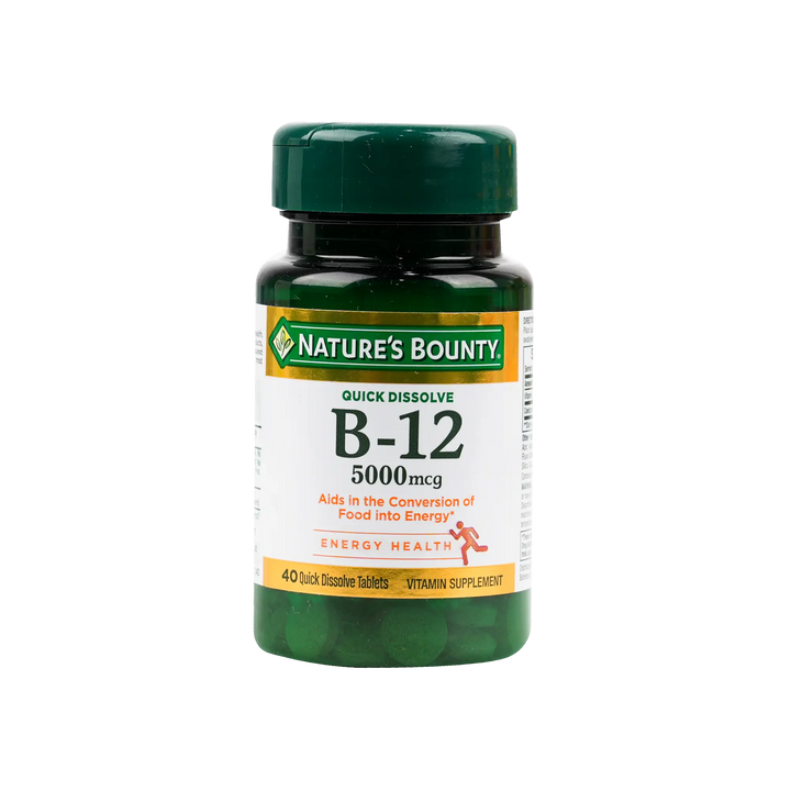 54036-Natures Bounty B-12 5000mcg 40tabs