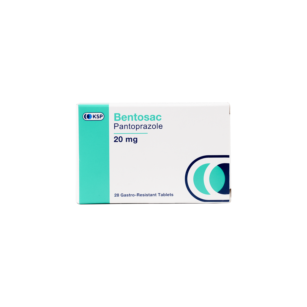 Bentosac Pantoprazole 20Mg 28 Tablets