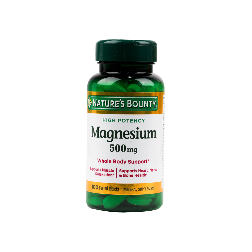 Natures Bounty Magnesium 500mg 100 Tablets