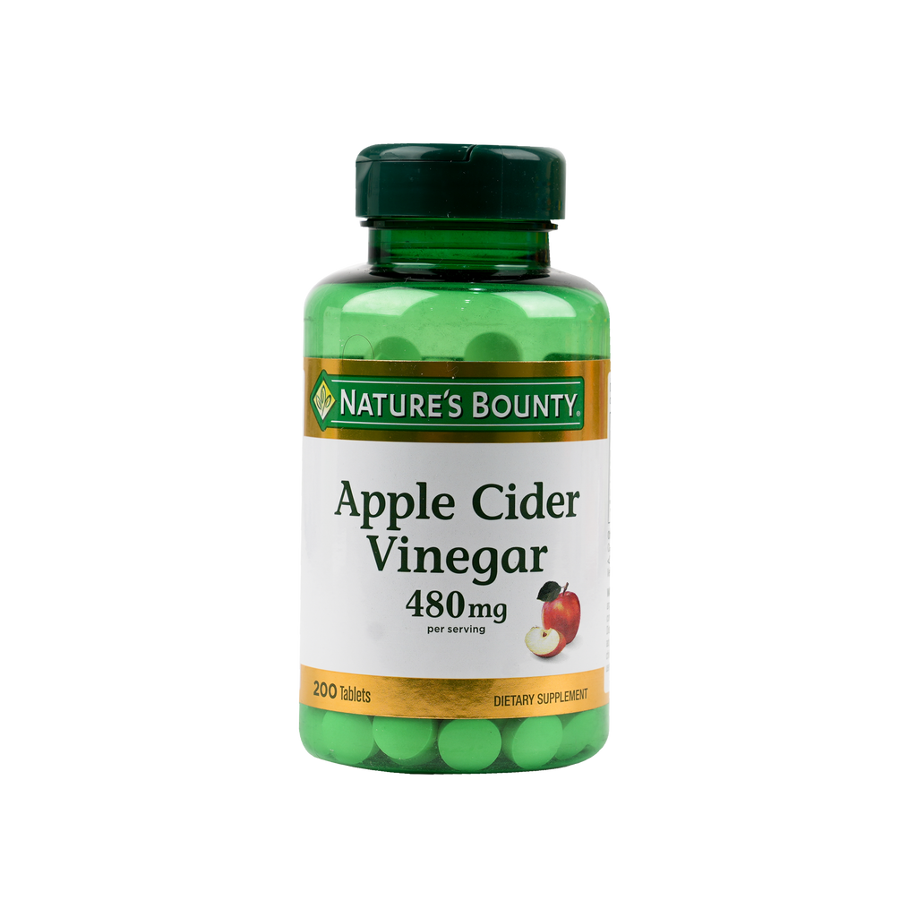 Natures Bounty Apple Cider Vinegar 480mg 200 Tablets