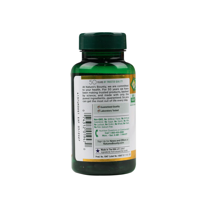 54046-Natures Bounty Milk Thistle Extract 1000mg 50 Softgels +2