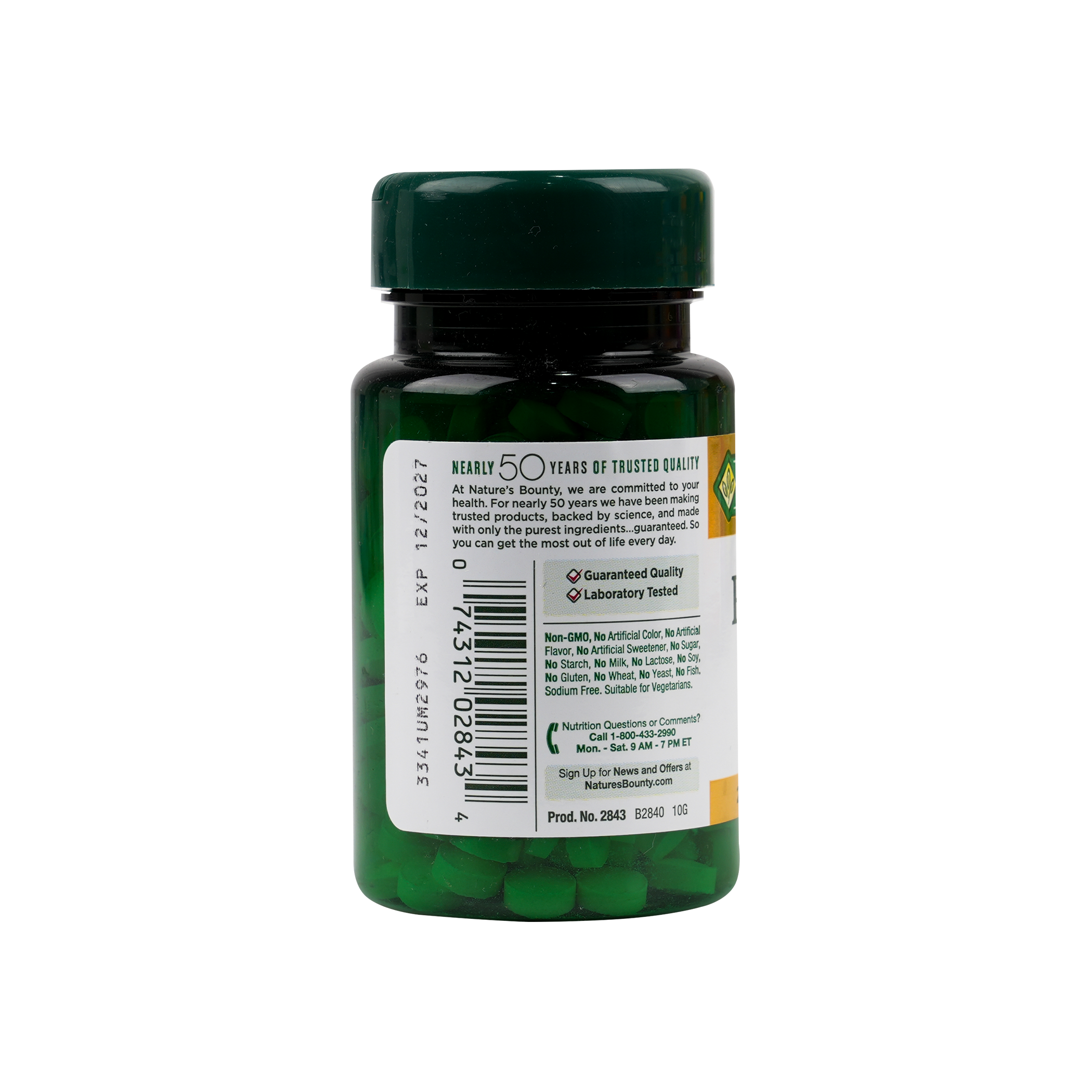 Natures Bounty Folic Acid 800mcg 250 Tablets