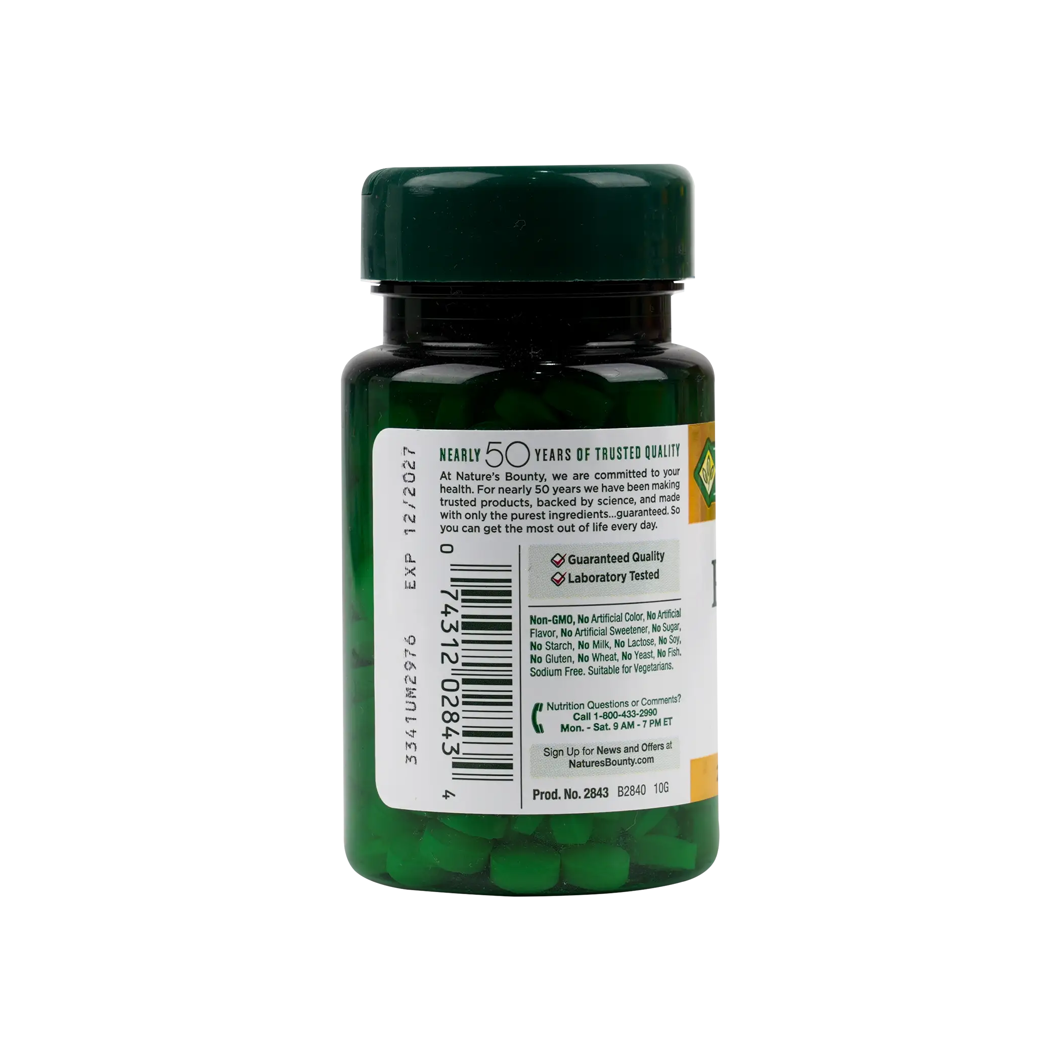 Natures Bounty Folic Acid 800mcg 250 Tablets