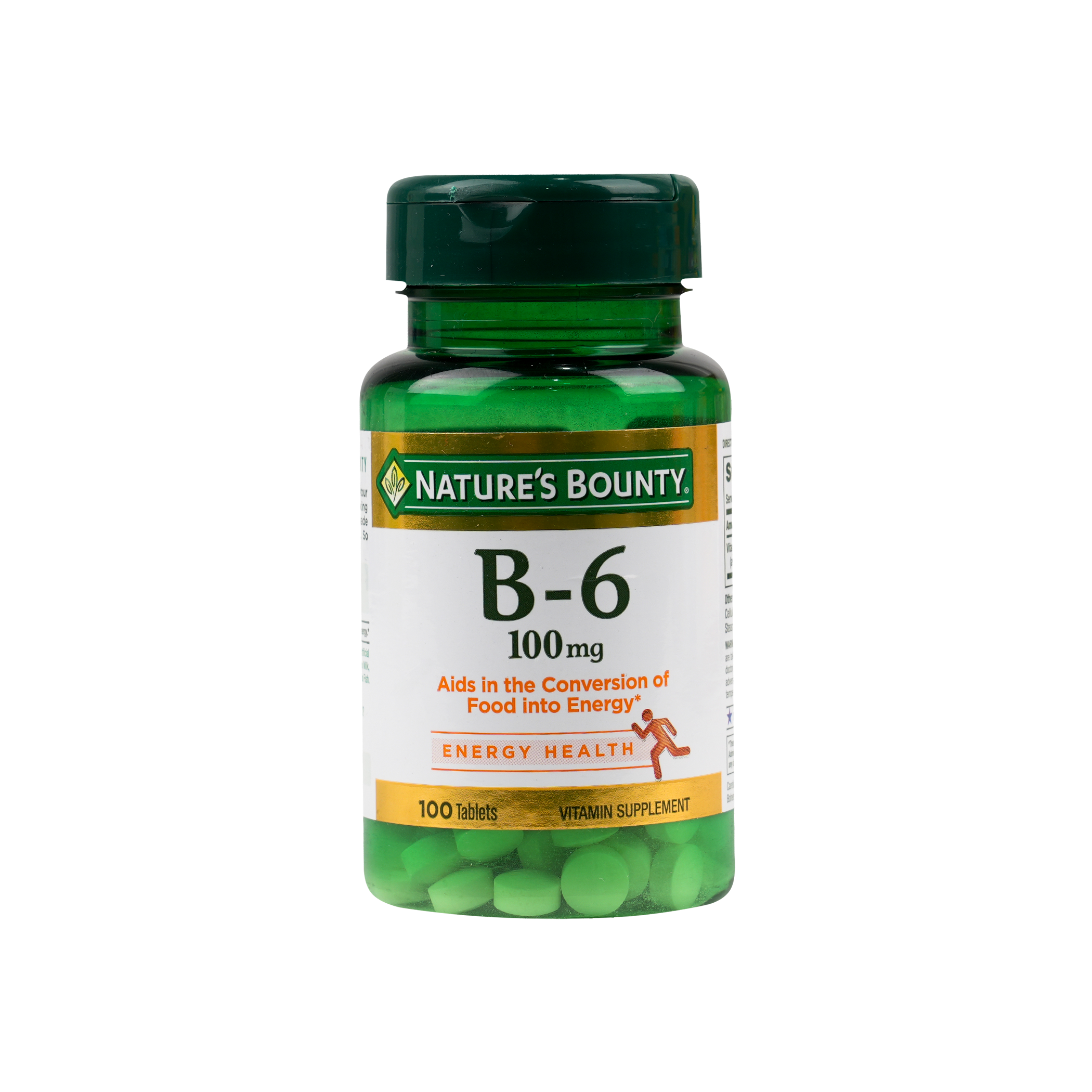 Natures Bounty B-6 100mg 100 Tablets