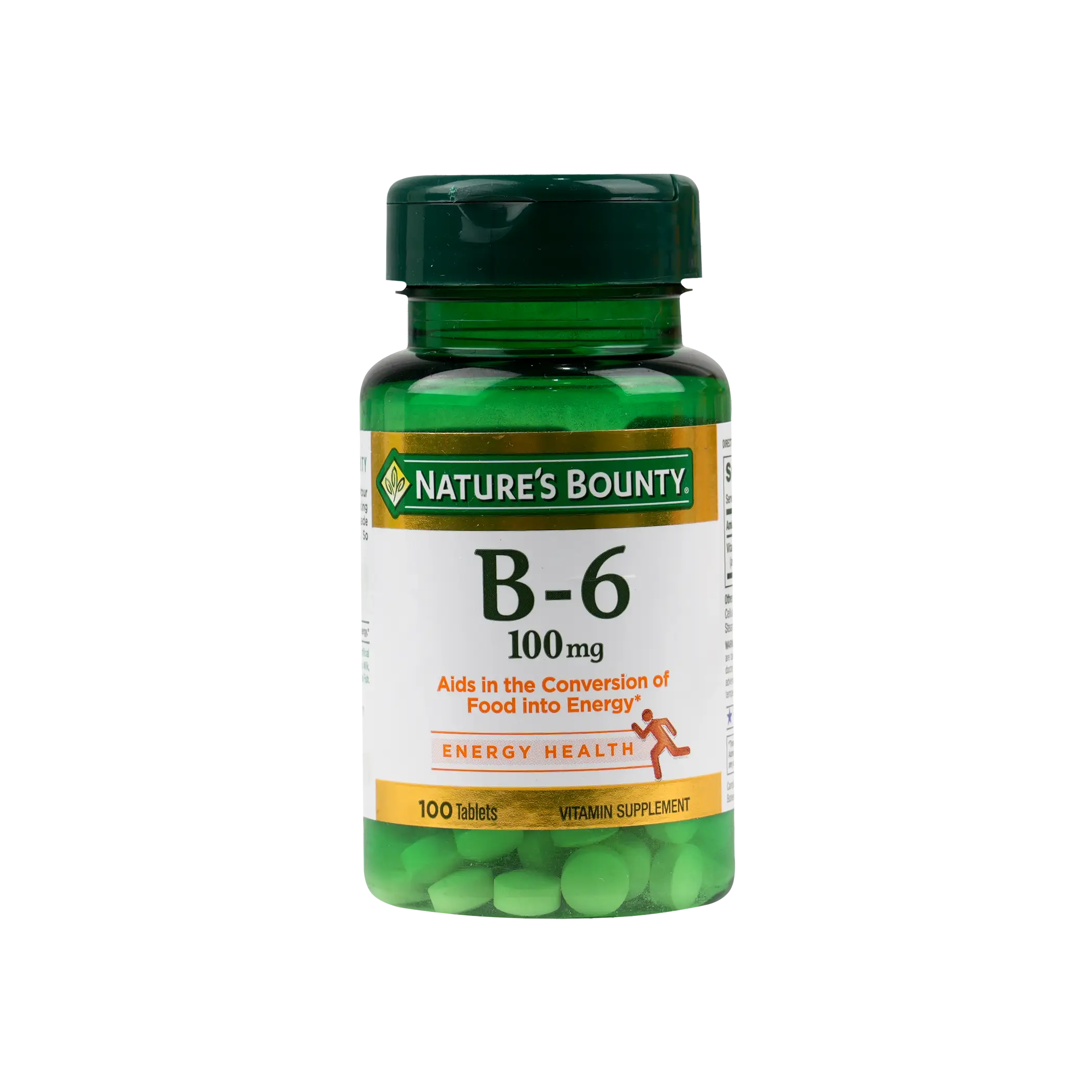 Natures Bounty B-6 100mg 100 Tablets