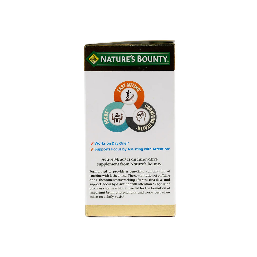 54049-Natures Bounty Active Mind 1000mg 60 Tablets +3