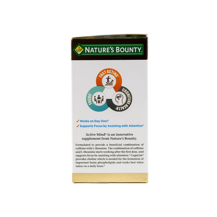 54049-Natures Bounty Active Mind 1000mg 60 Tablets +3