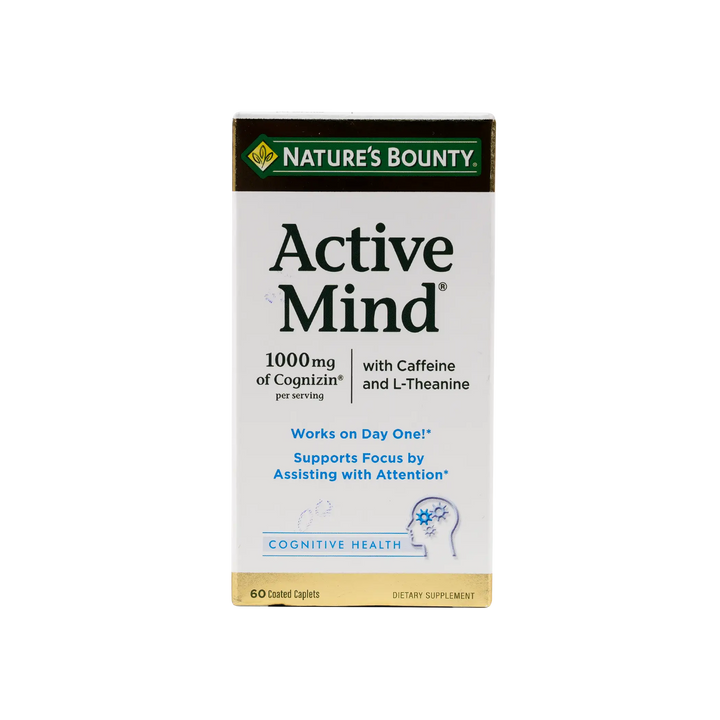 54049-Natures Bounty Active Mind 1000mg 60 Tablets
