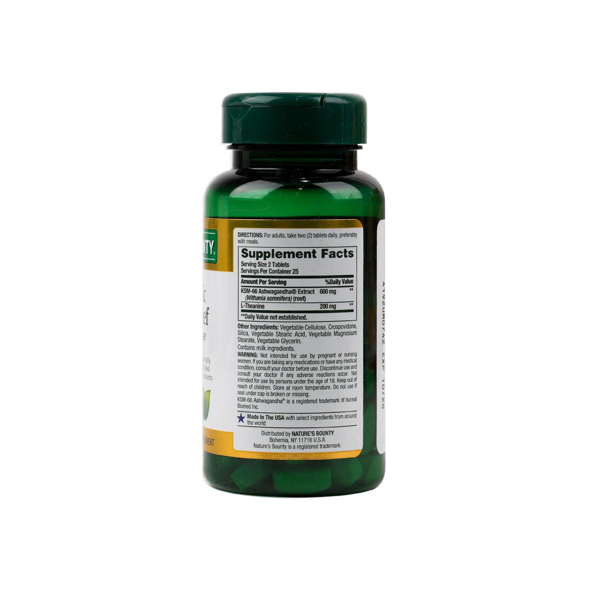 54050-Natures Bounty Anxiety & Stress Relief 50 Tablets +1