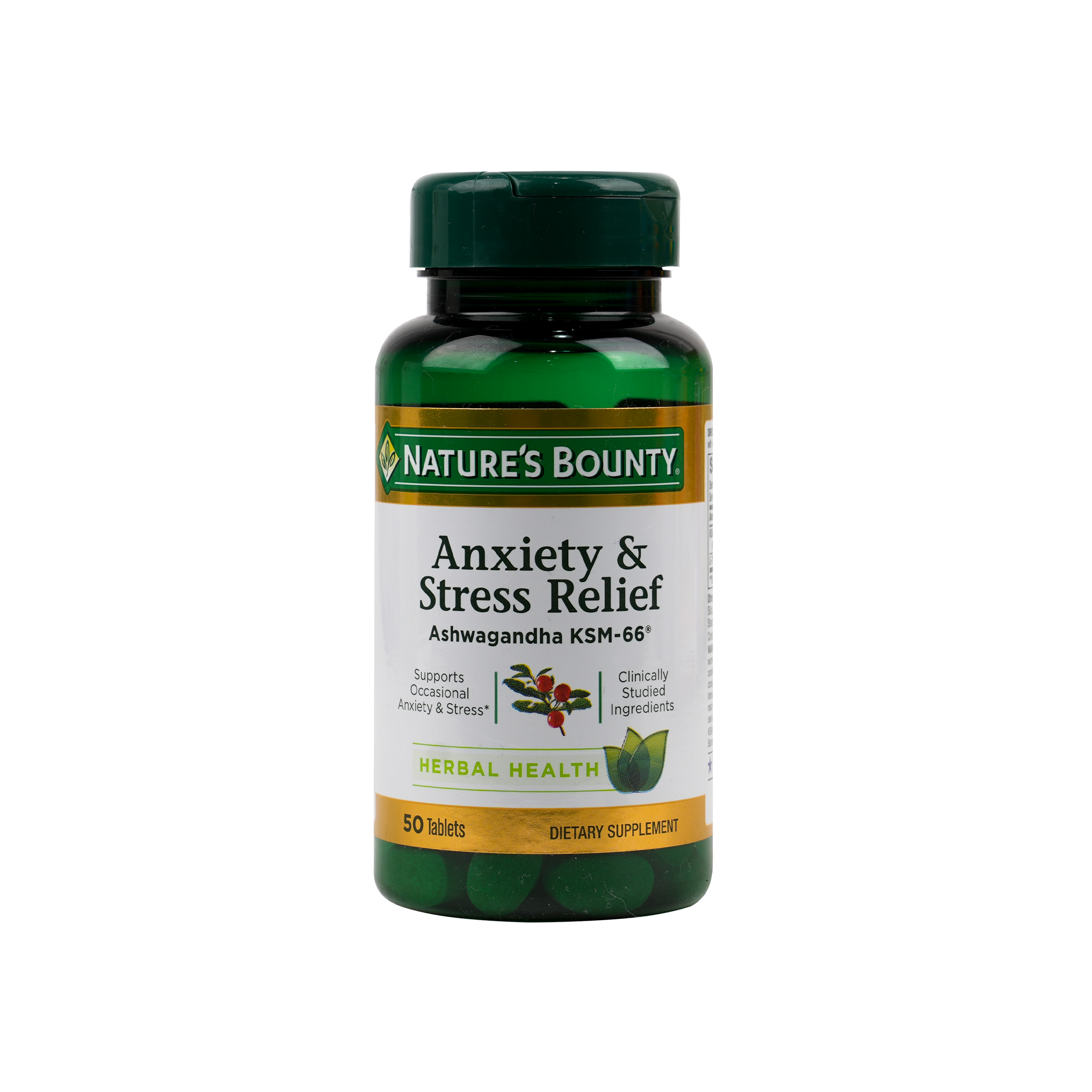 Natures Bounty Anxiety & Stress Relief 50 Tablets