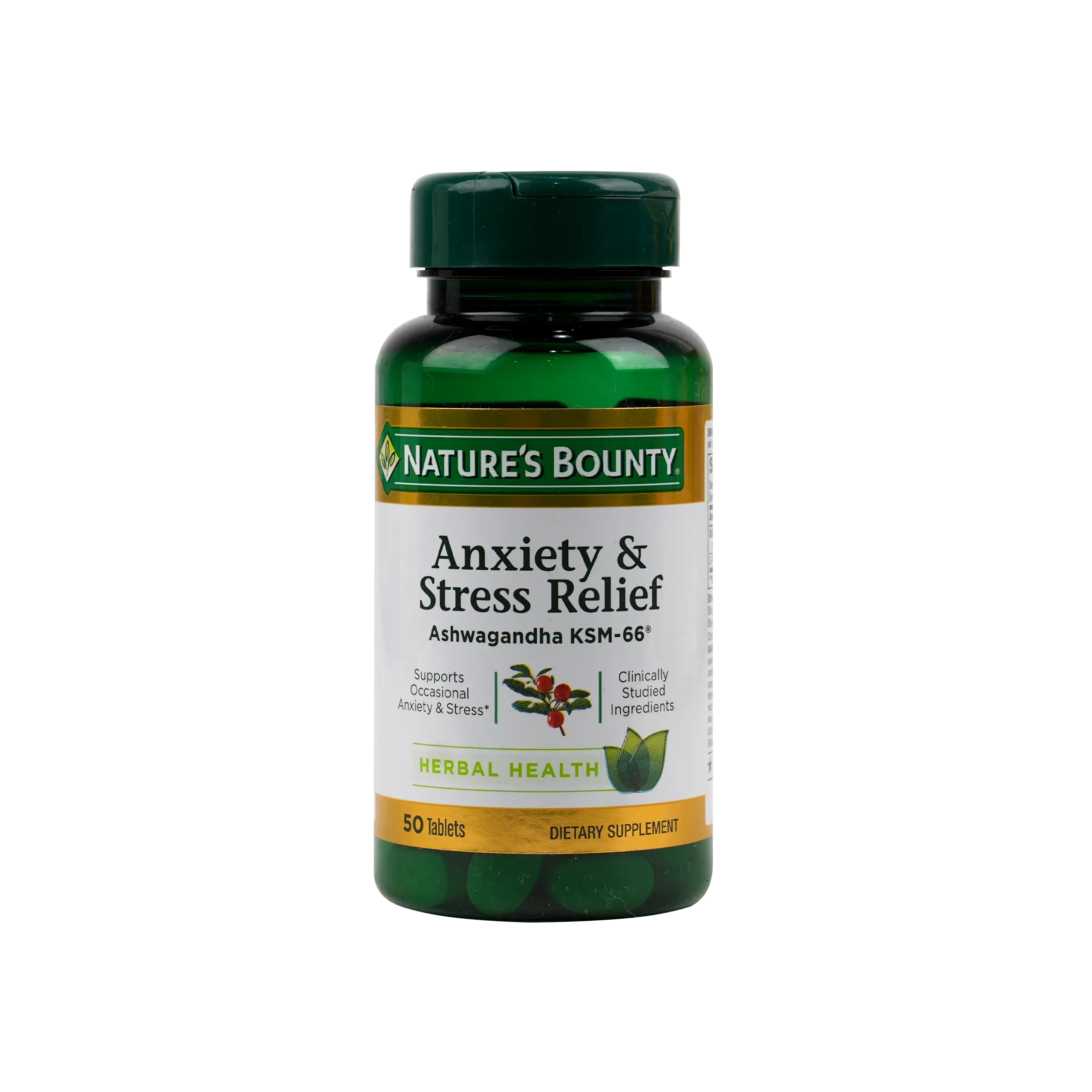 Natures Bounty Anxiety & Stress Relief 50 Tablets